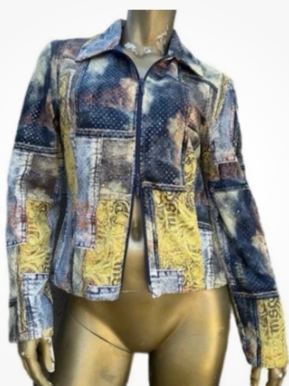 Rare Vintage Joseph Ribkoff Jacket - size 10 - patch lite weight jacket - Picture 9 of 9